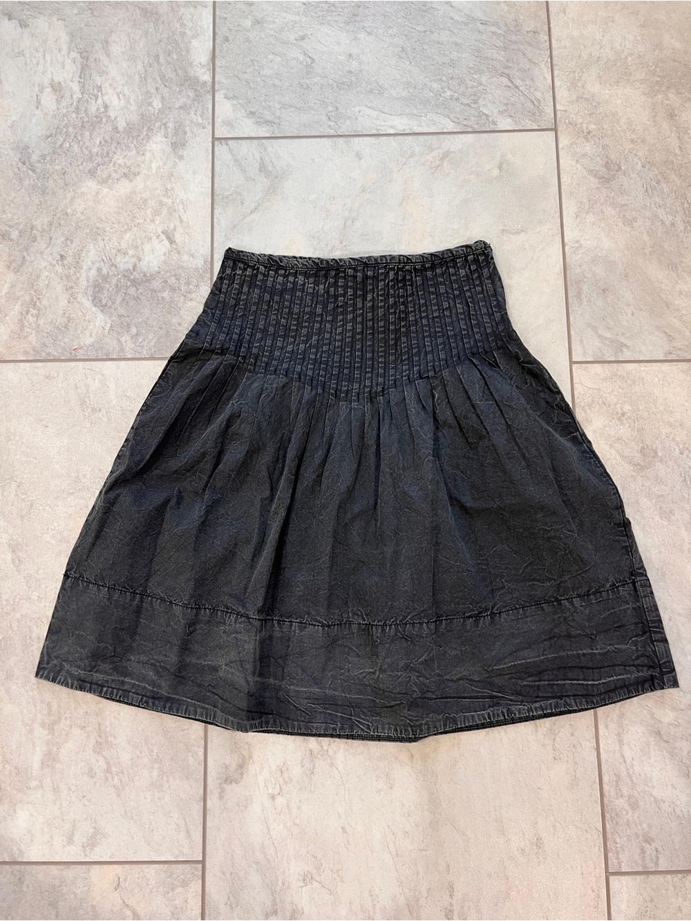 NEW NWT Free People Peyton Pin-tuck Pleat Midi Skirt